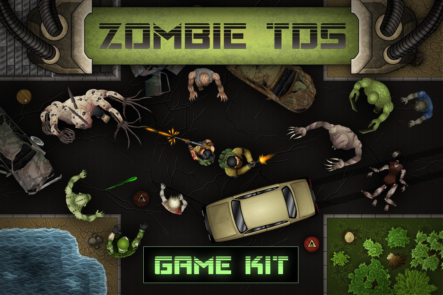 hensynsfuld dårligt padle 25% OFF] Zombie Top Down Shooter 2D Game Kit for Unity - Unity Forum