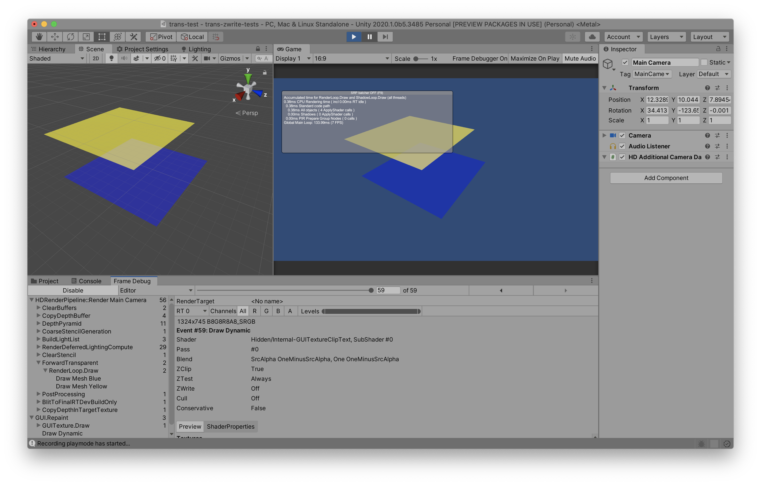 Render Mode - Transparent doesn't work see video - Unity Forum
