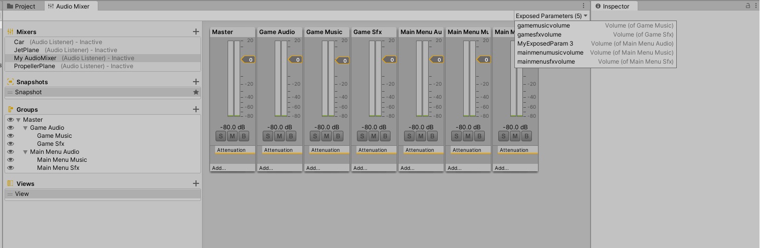 Audio - Why when changing the audio mixer game volume to 0 in script it's  not changing it ? - Unity Forum
