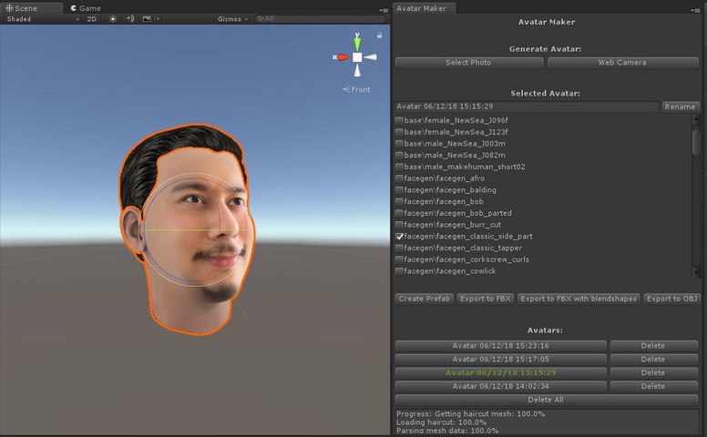RELEASED] Avatar Maker - 3D avatar from a single selfie - Unity Forum