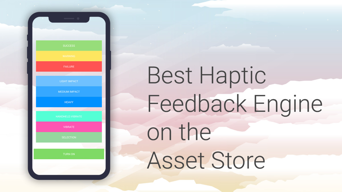 RELEASED] Haptic(Taptic) Feedback Engine for Vibrations on iOS/Android -  Unity Forum