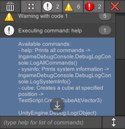 In-game Debug Console [Open Source] - Unity Forum