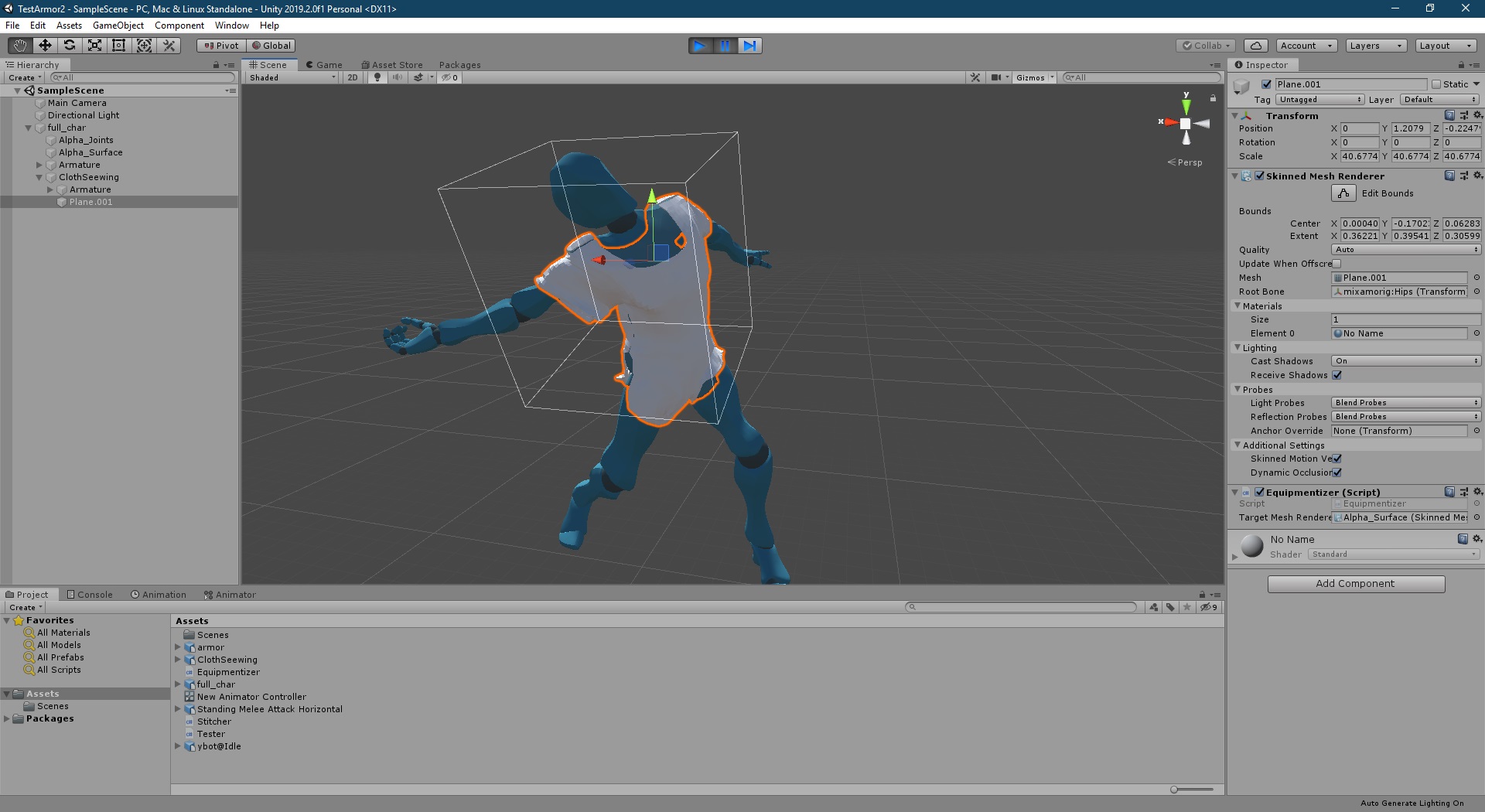 Import Cloth from Blender and prevent go through - Unity Forum