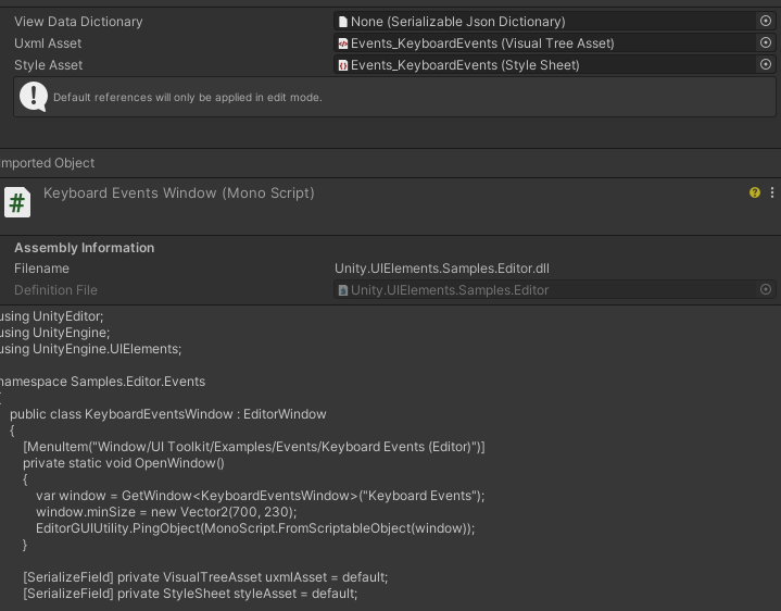 What is the best way to reference uxml,uss from c# script? - Unity Forum