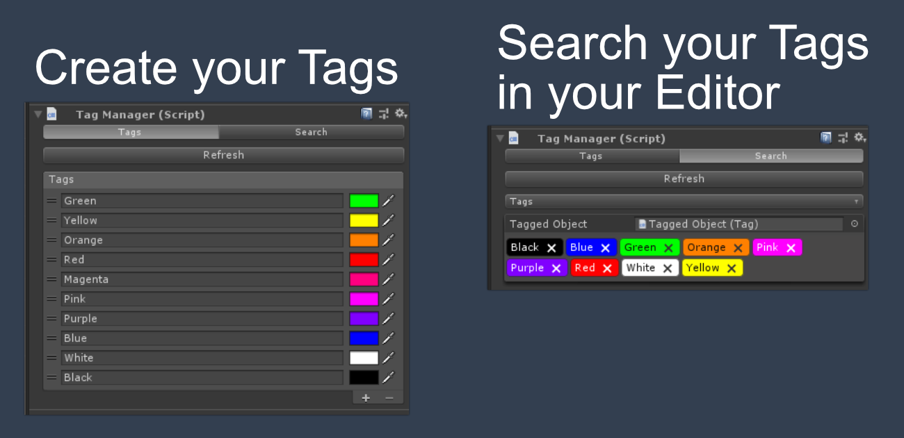RELEASED] Tags - Your Tool for Tagging your GameObjects with multiple Tags  - Unity Forum